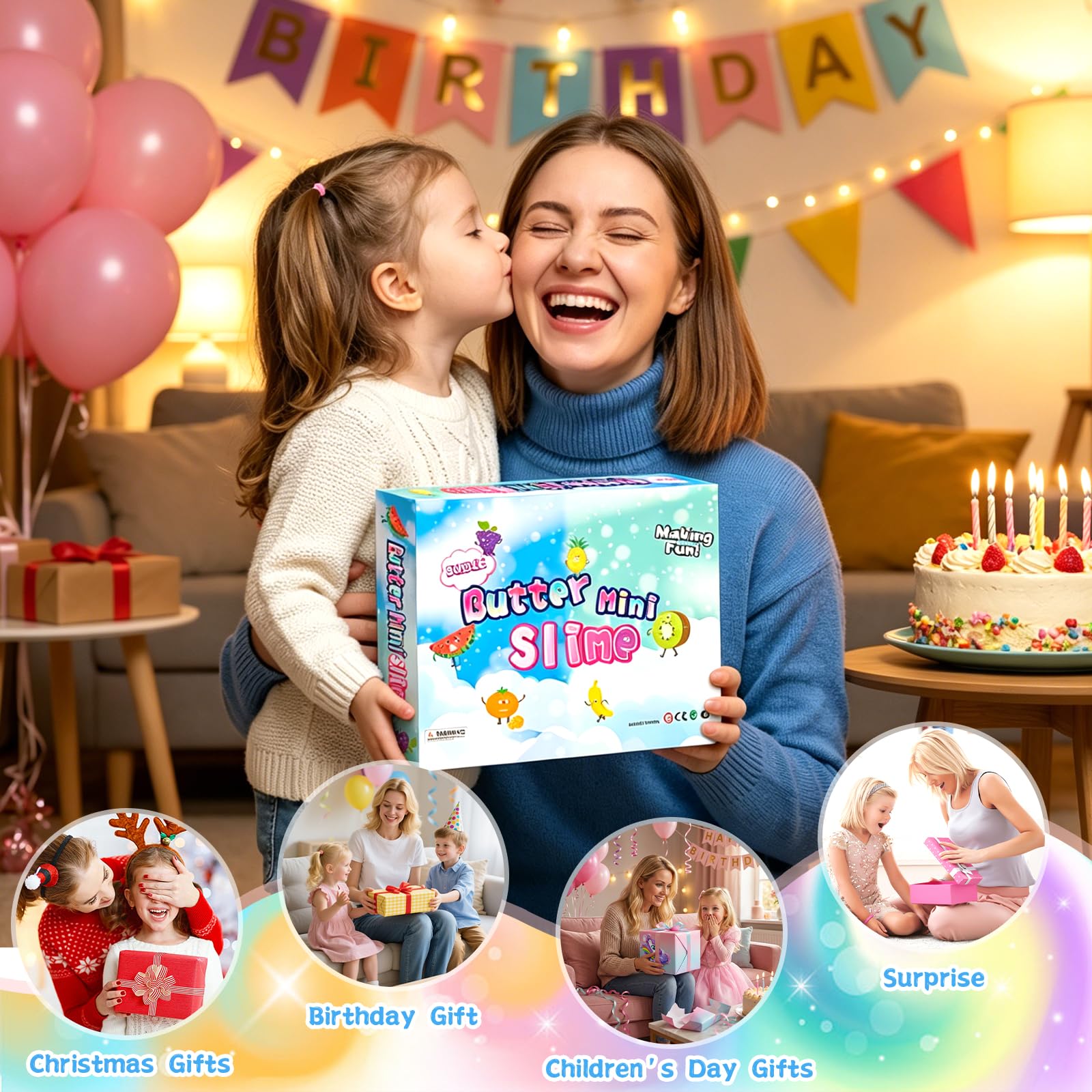 Slime zestaw mini 30 sztuk mas?a Slime, zabawne charmsy, puszysty szlim