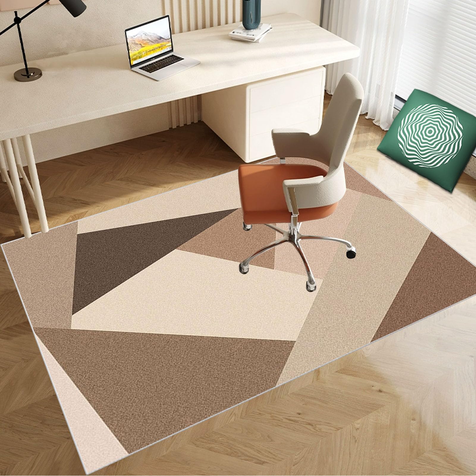 90 x 140 cm Heavy Duty Office Chair Mat for Carpeted Floor Computer Gaming Desk Chair Mat for Carpet Hard Floor Protector Mat for Rolling Chair Carpet Protector Chair Mat Floor Mat for Office Chair