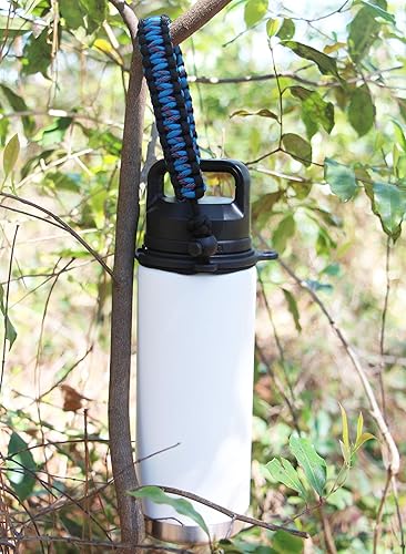 Miniatura 6 de One MissionX Mango de cuerda de paracaídas para botellas de agua YETI Rambler de 46 onzas, 36 onzas, 26 onzas, 64 onzas, 18 onzas, 12 onzas, correa