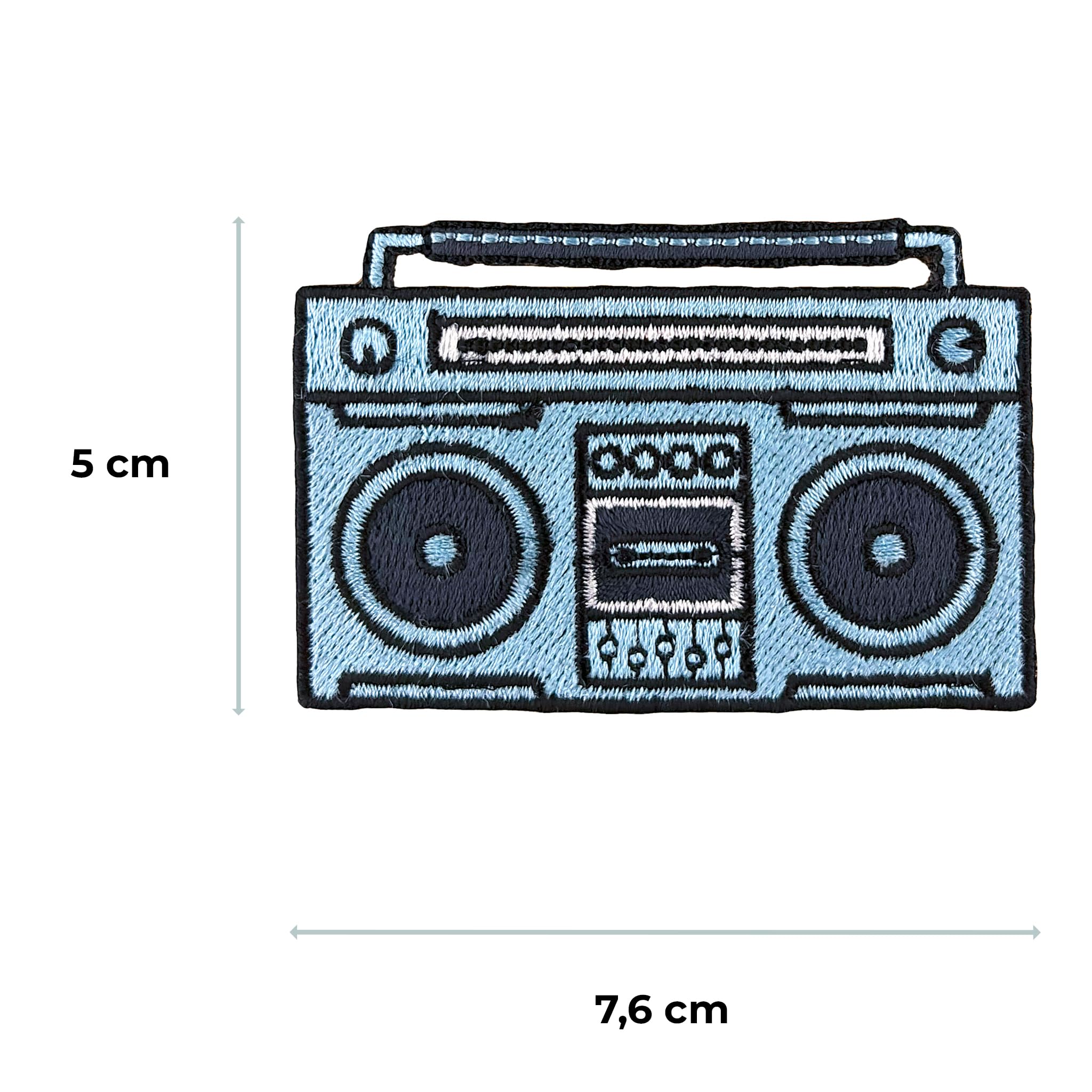 Patch Rétro Cassette Awesome Mix Vol.1 - Thermocollant 5,3x8cm - Déco Vêtements Urbanski