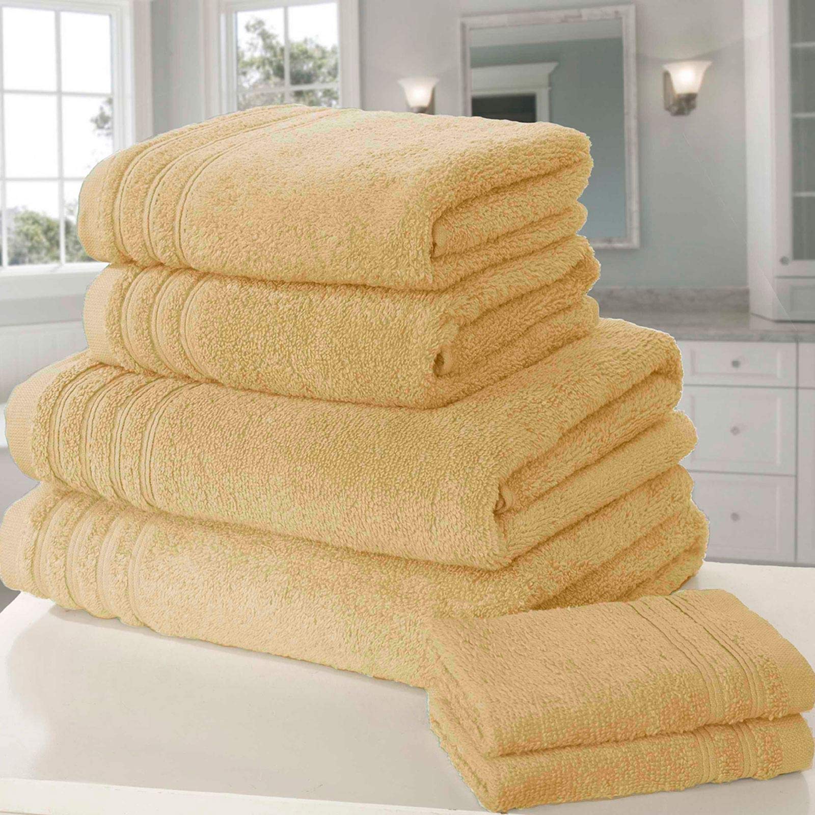 Rapport Home Furnishings So Soft Towel Bale 500gsm - 6-piece - Yellow