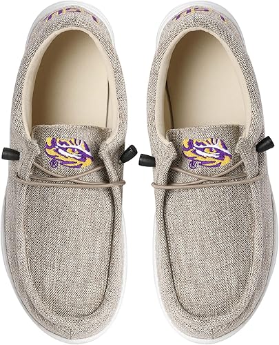 Miniatura 160 de FOCO Men's NCAA College Team Logo Lightweight Loafers Lace Up Cotton Knit Shoes