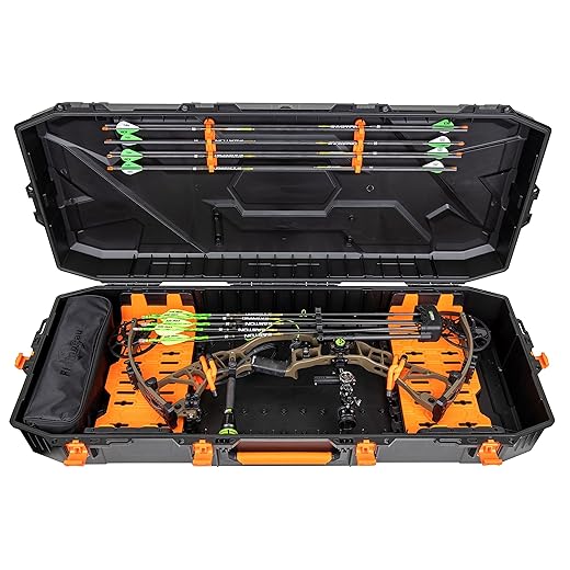 Flambeau Outdoors Formula Bow Case - Features A.B.S. Foamless Bow Security System, Free-Floats Critical Precision Components, Fits 43" Overall Length Bows, Black