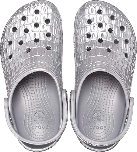 Vista 4 de Crocs Unisex-Adult Classic Crocskin Clogs