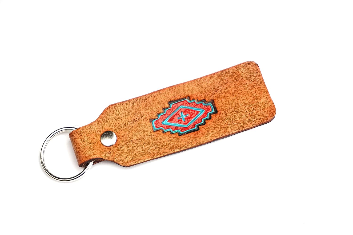 Handmade Leather Keychain | Southwestern Key Chain Key Fob : Handmade Products