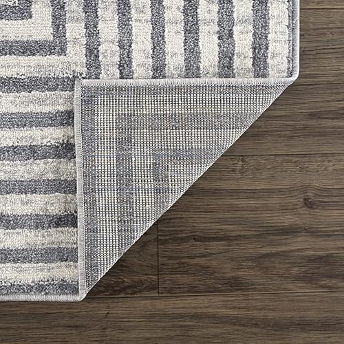 Miniatura 6 de Abani Alfombra de área, 4 x 6, colección Mist, diseño moderno de arte optativo, pelo mediano, hecho en Turquía, resistente a las manchas y al