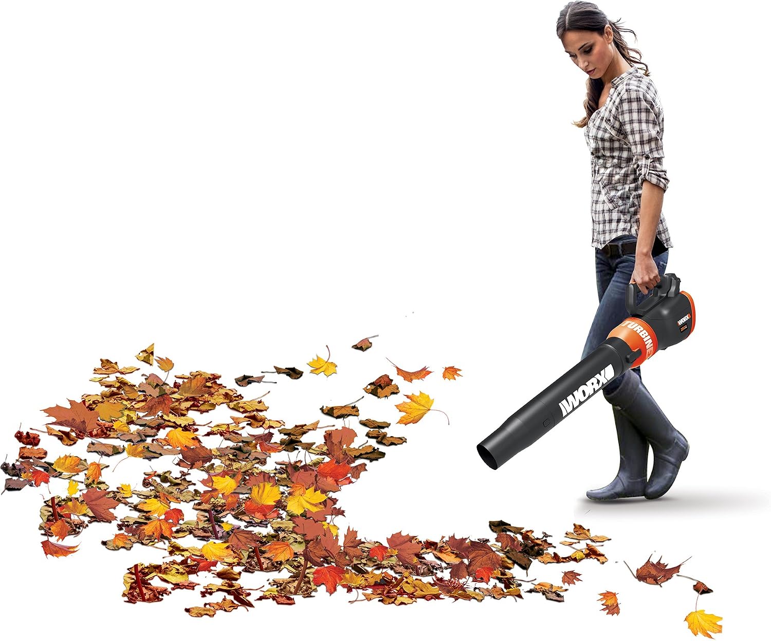 WORX WG546 TURBINE 20V PowerShare 2-Speed Cordless Battery-Powered Leaf Blower