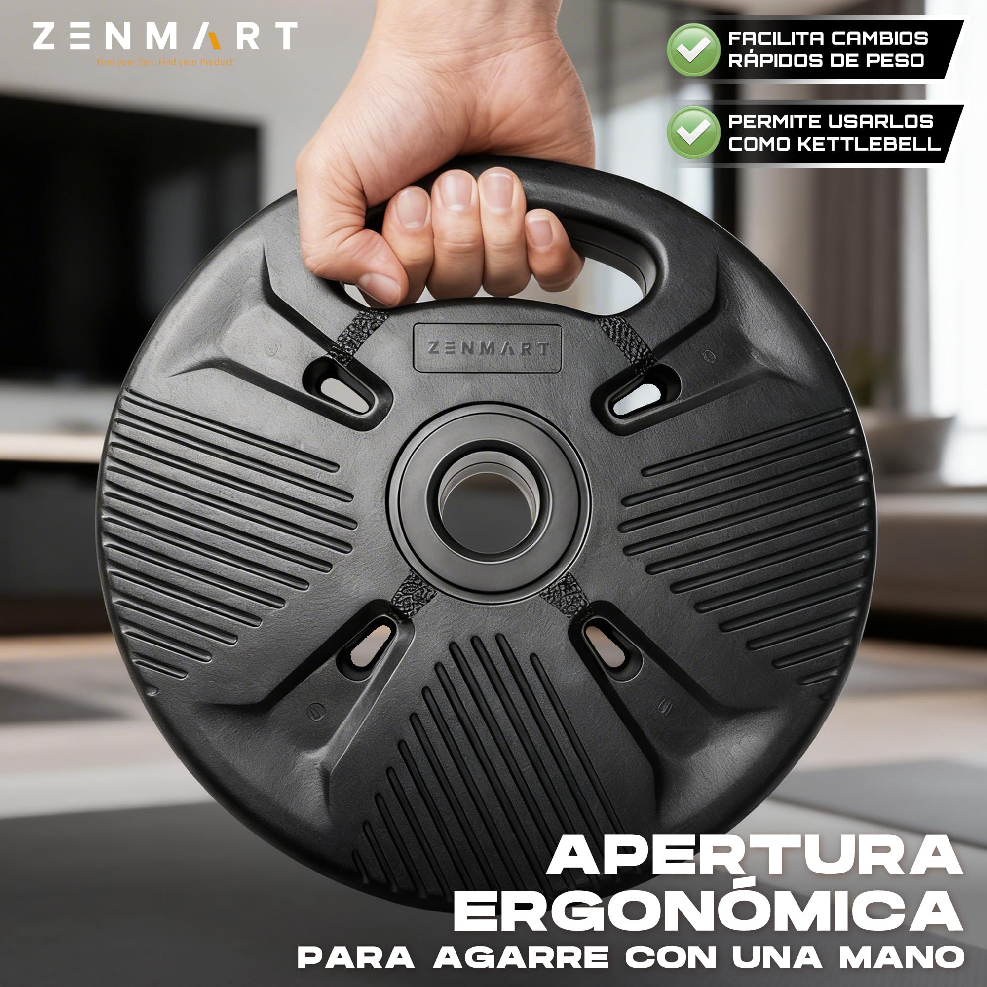 Juego de Pesas y Mancuernas Ajustables 6 en 1 – Kit Pesos Fitness Completo con Barra Curva y Rueda Abdominal – 10kg 20 kg