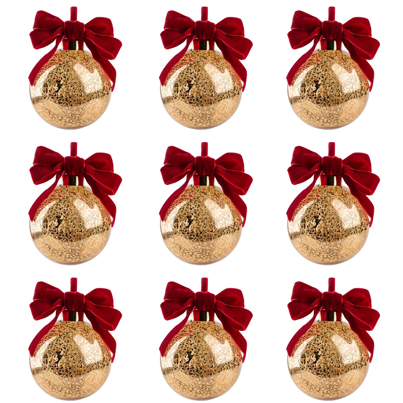 WDS WONDROUS Ornamenti a sfera di Natale, decorazione dell'arco dell'albero