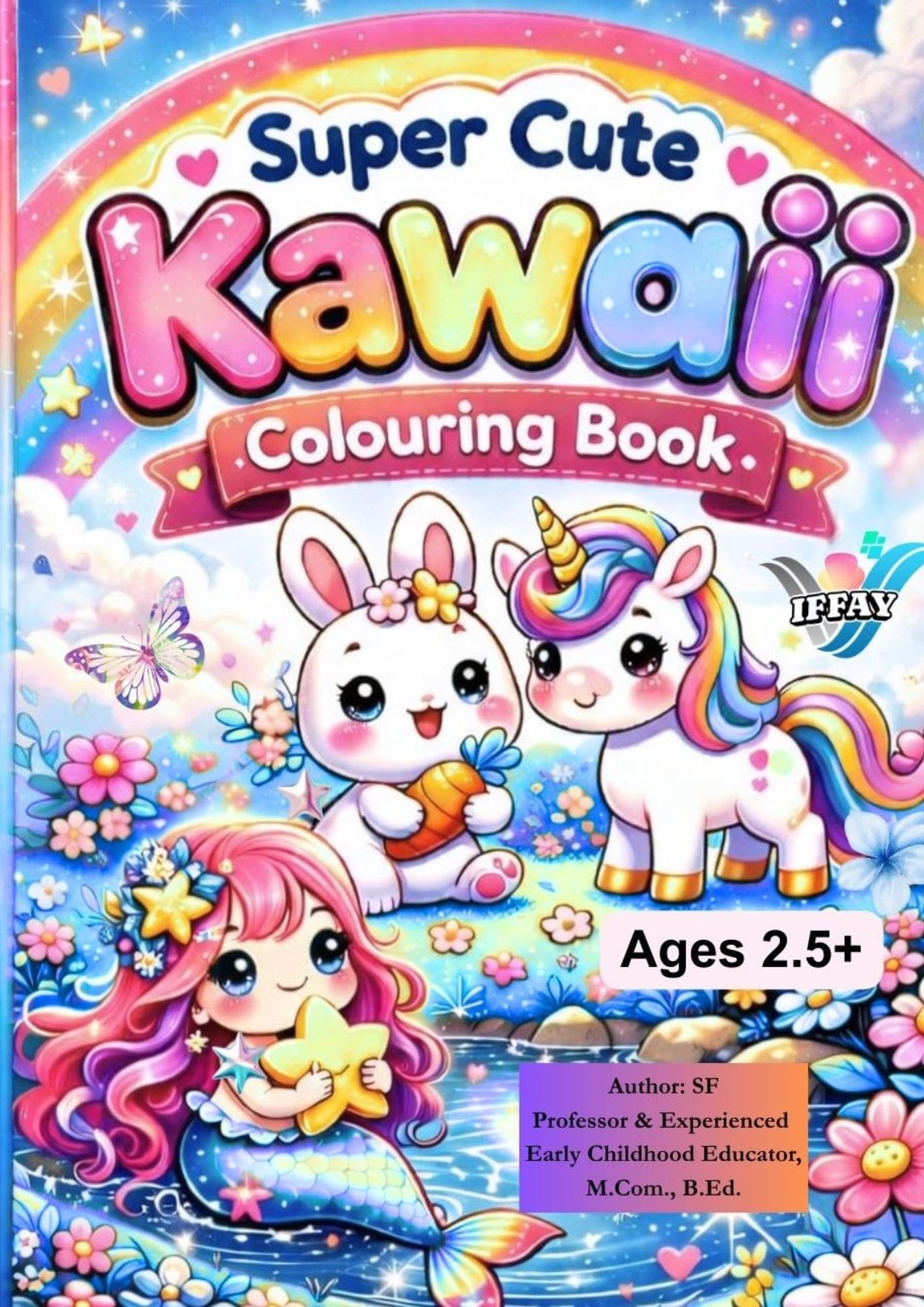 Super Cute Kawaii Colouring Book: IFFAY (IFFAY Colouring Books Series)