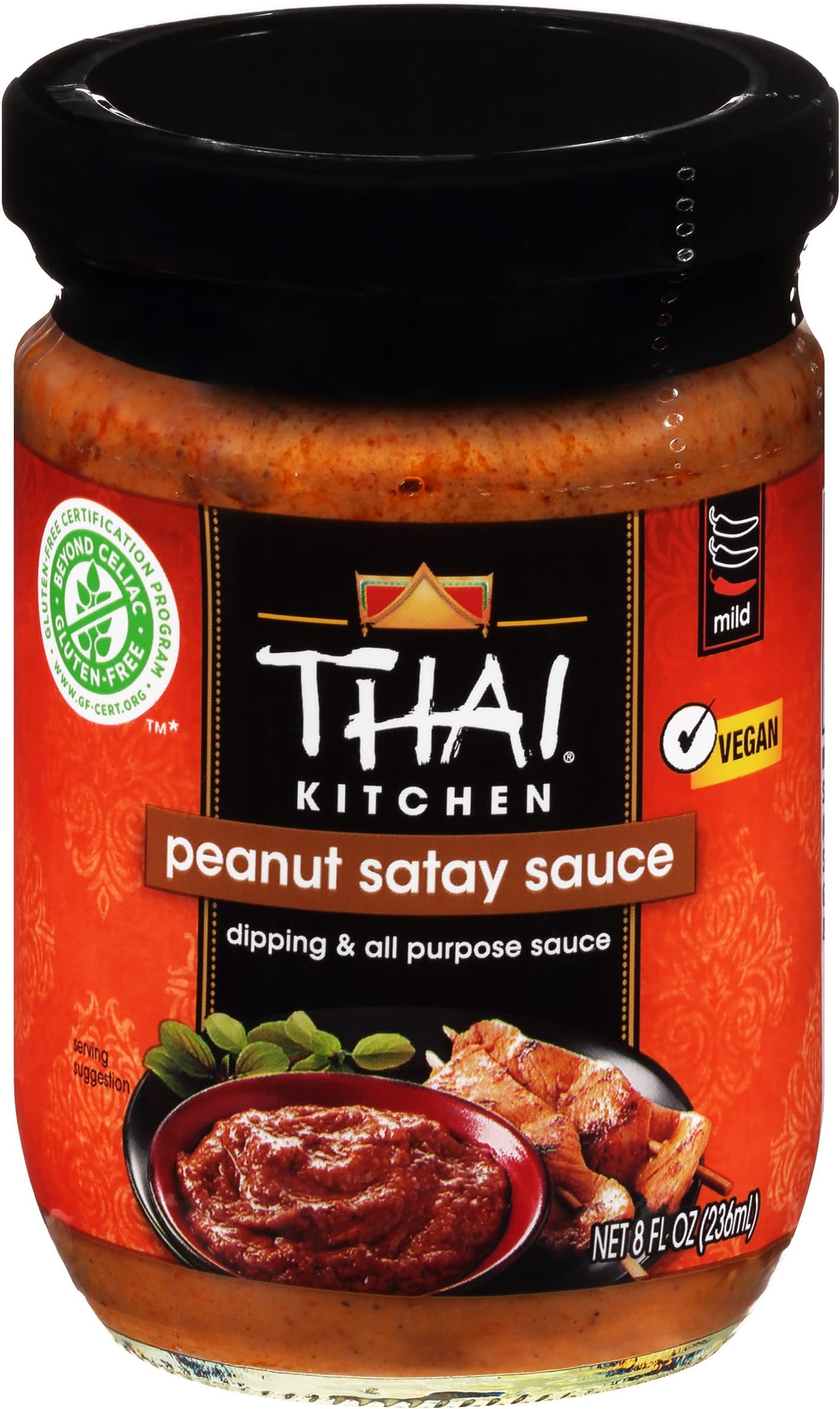 Thai Kitchen Gluten Free Peanut Satay Sauce, 8 fl oz