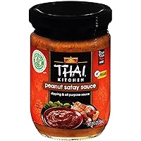 Vista 1 de Thai Kitchen Salsa Satay de maní sin gluten, 8 onzas líquidas