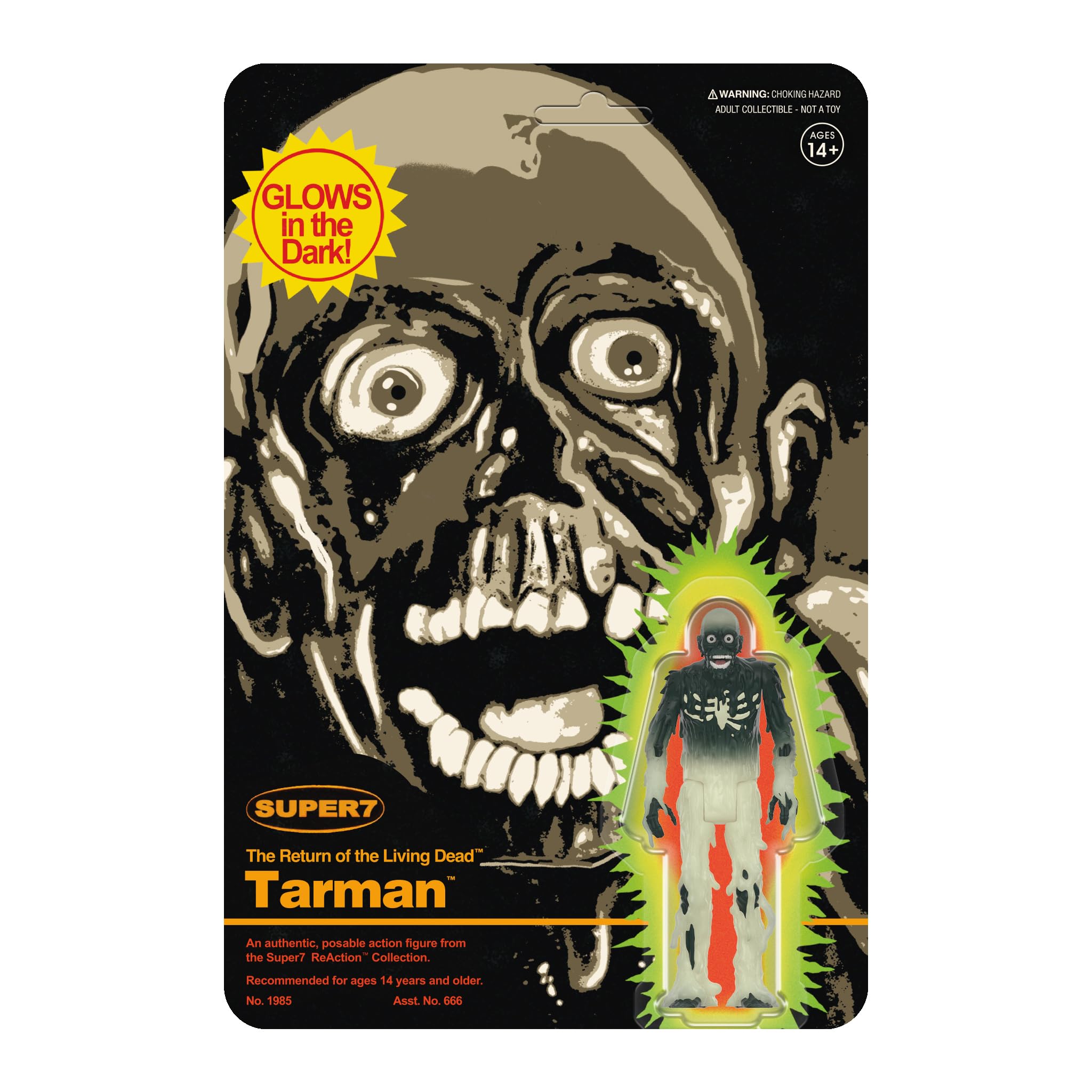 Amazon.com: Super7 Return of the Living Dead Tarman (Monster Glow
