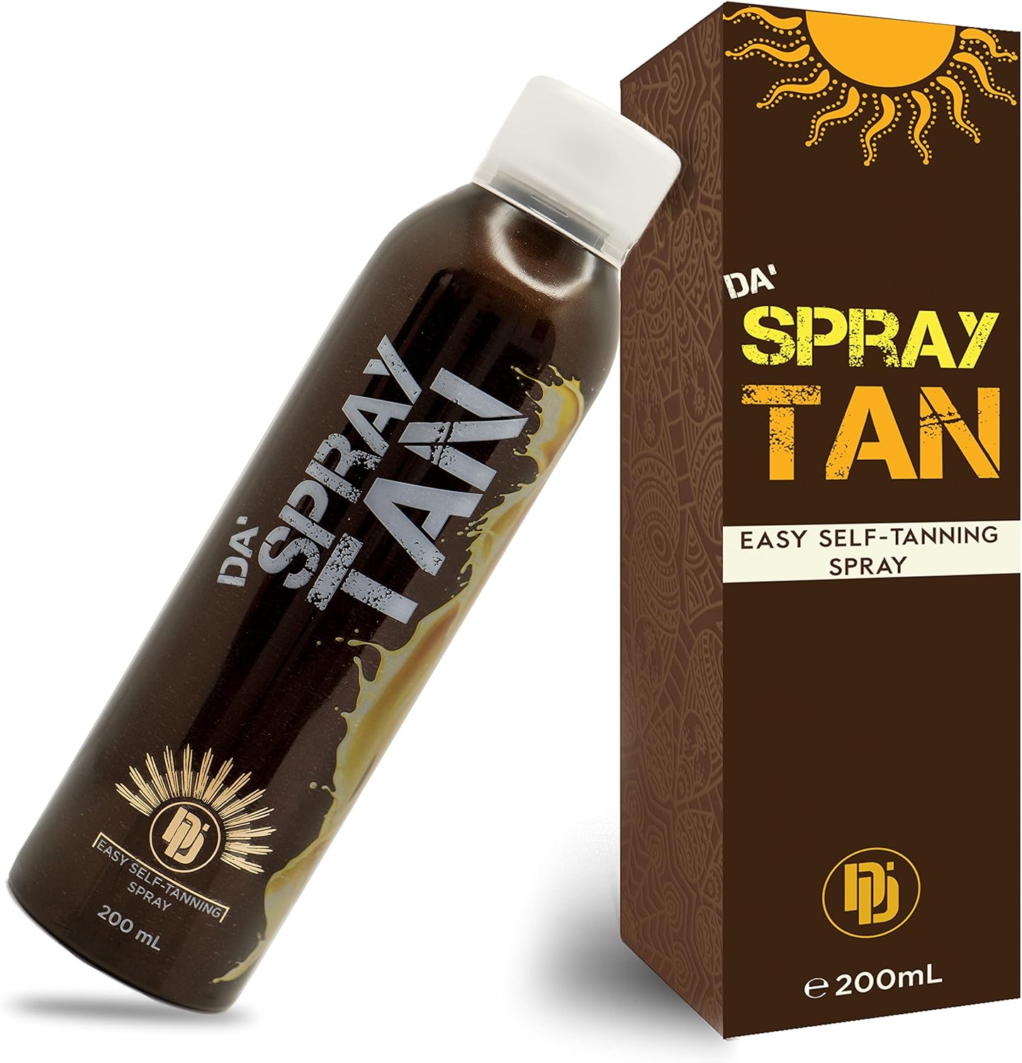 Da Dude Da Spray Tan Self Tan Spray for a Natural Looking Fake Tan QuickDrying, Non