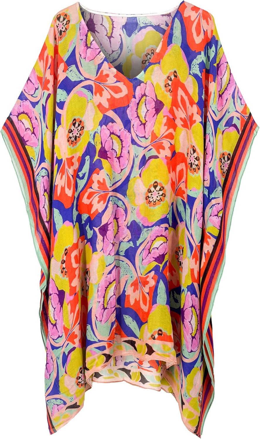 Breezy Lane Women's Beach Cover Up Swimsuit Coverups Kaftan for Bathing Suit Vacation Summer Resort Wear - Image 2