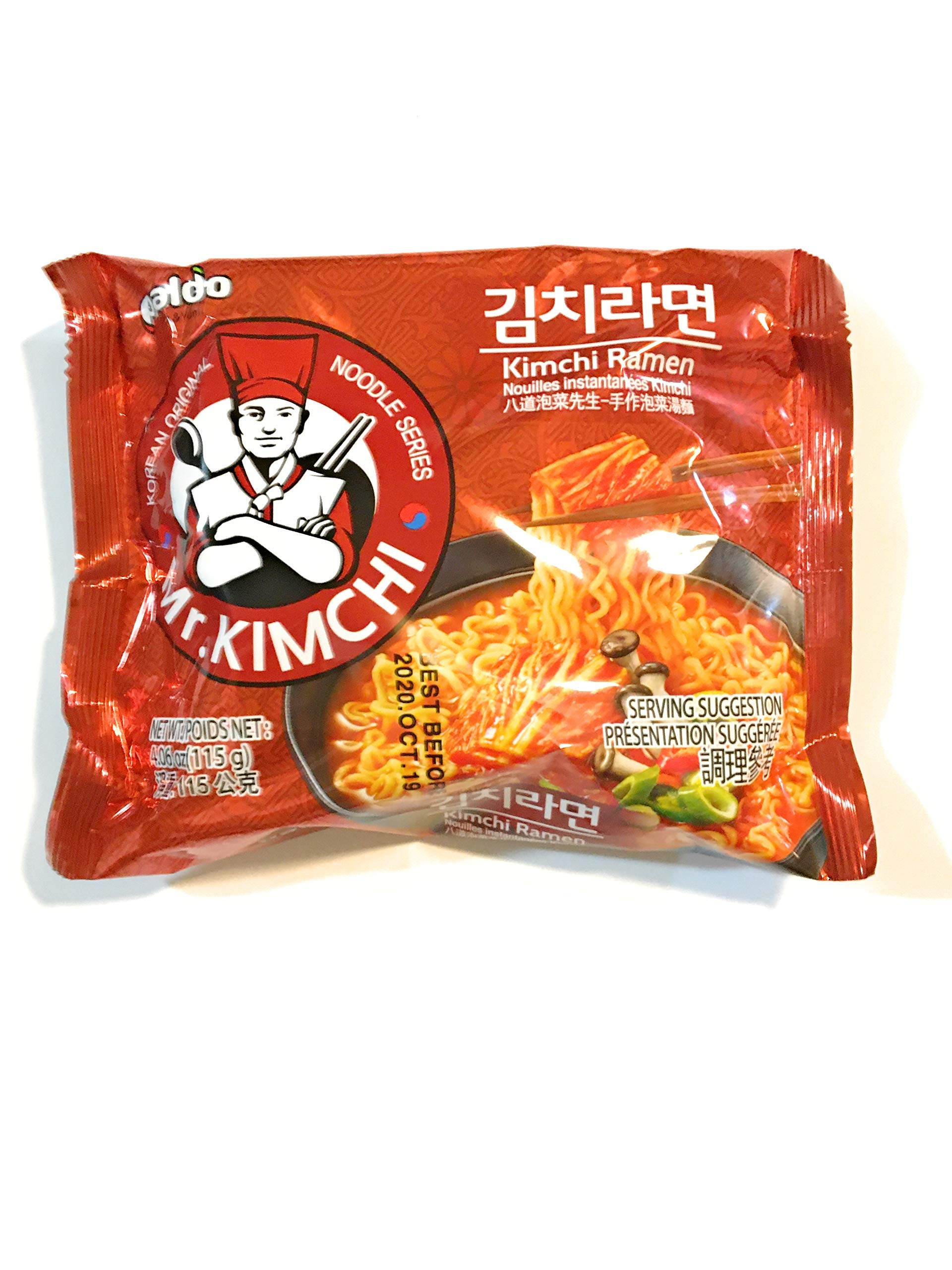 Paldo Kimchi Ramen 4.06 Oz (Pack of 8)