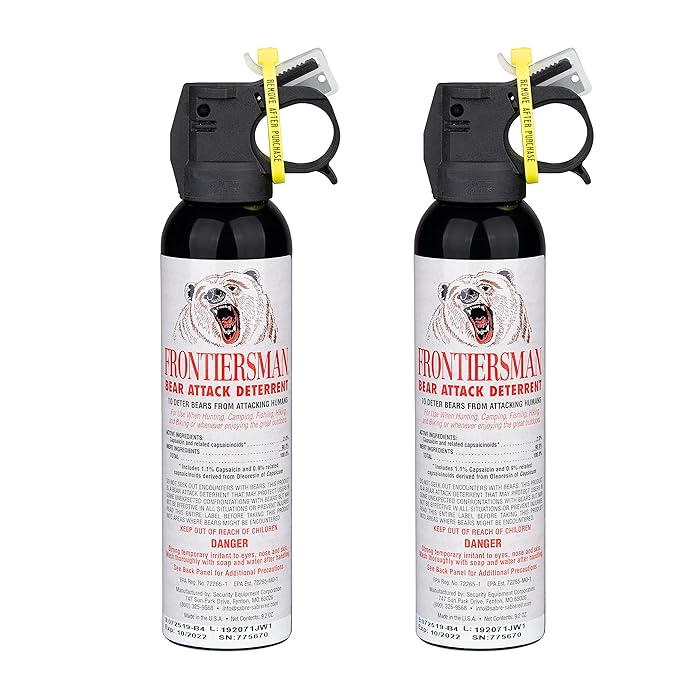 Buy Sabre Frontiersman 9.2 oz. Bear Spray, Maximum Strength 2.0 Major