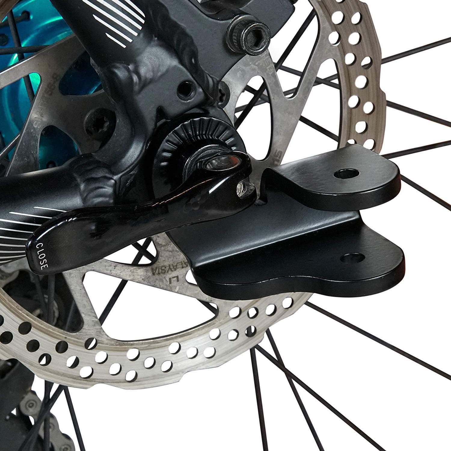 XUNKE Bicycle Trailer Hitch Coupler, Bicycle Steel Hitch Coupler Attachment Connector Adapter