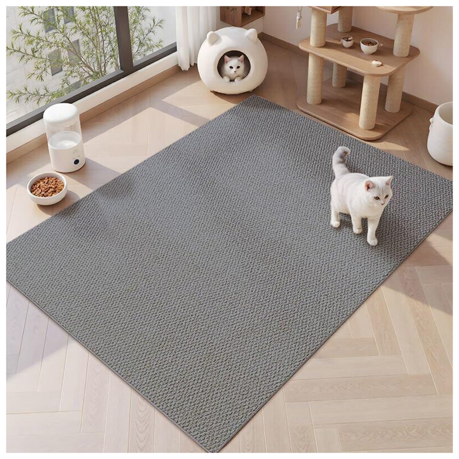 Tapis en sisal antidérapant lavable pour une ambiance maison de campagne