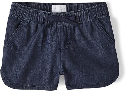 Miniatura 2 de The Children's Place Pantalones cortos de mezclilla para niñas