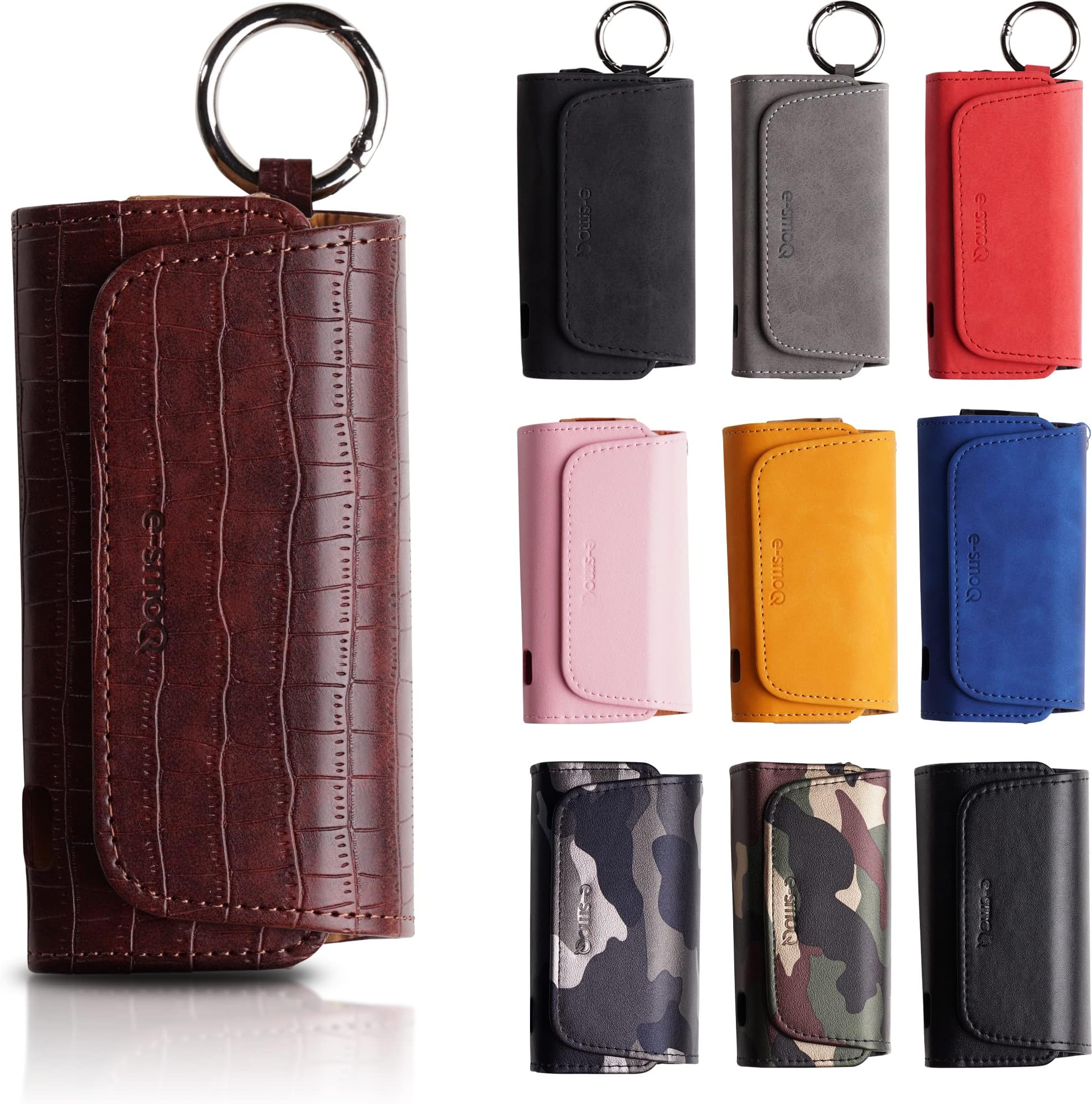 Case for IQOS 3 Duo Starter Set and Accessories (Brown)