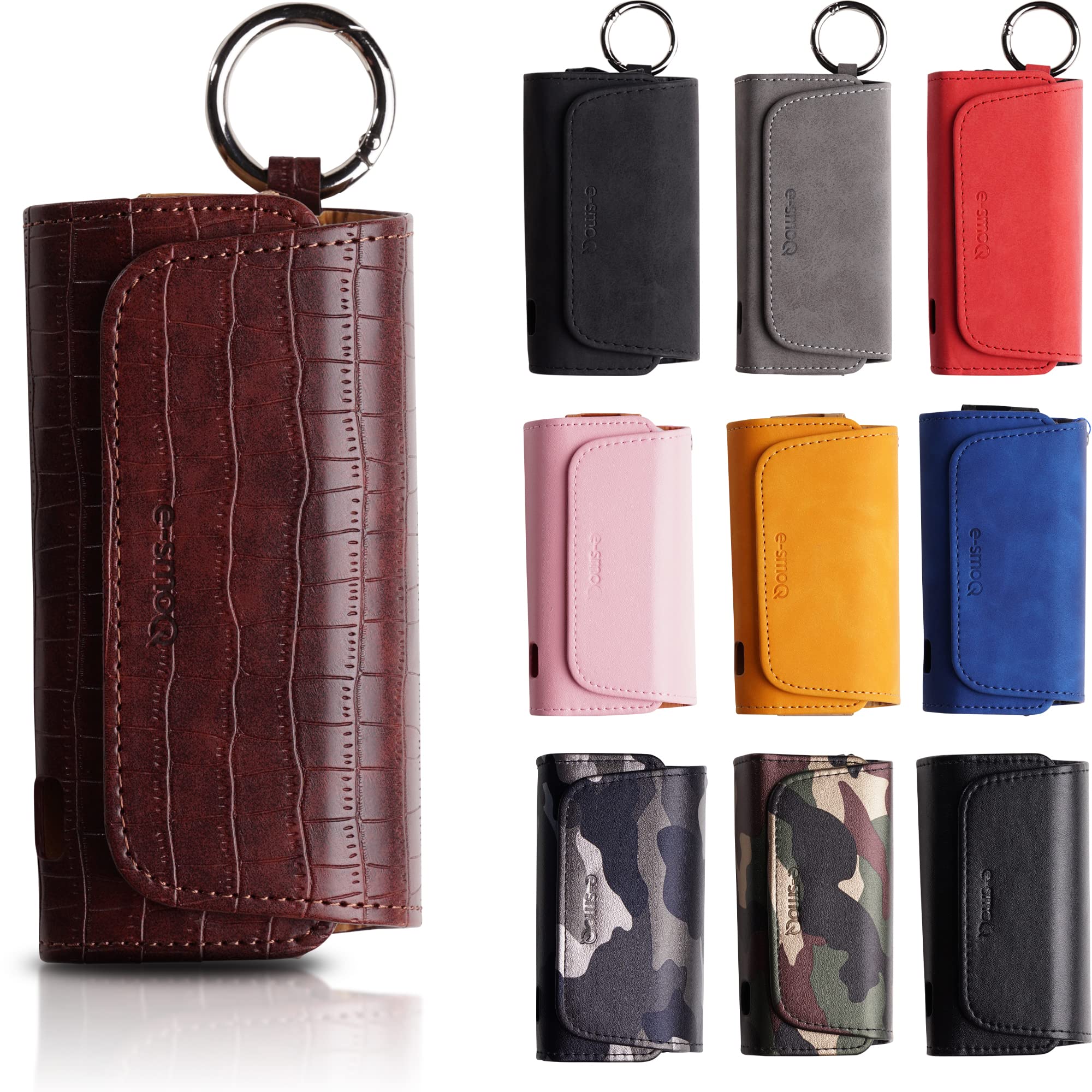 Case for IQOS 3 Duo Starter Set and Accessories (Brown)