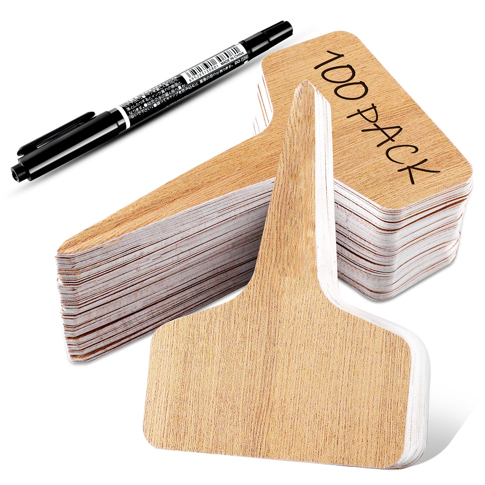 Amazon.com: Zkptops 100Pcs Plant Labels Plastic Plant Tags Garden