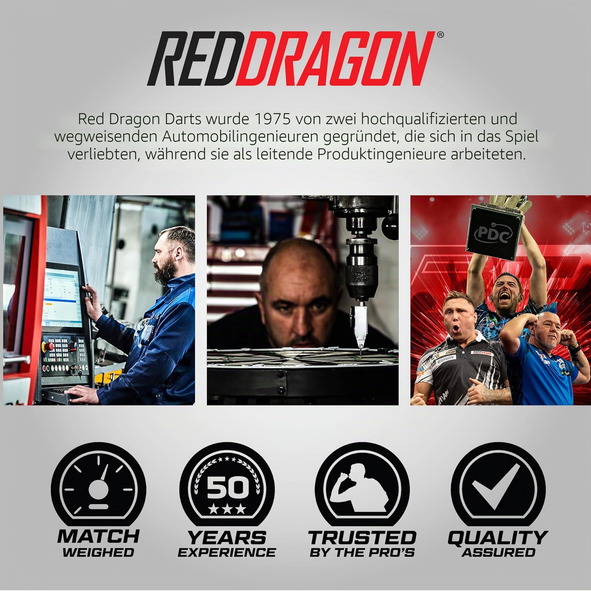 RED DRAGON Darts Razor Edge Schwarz Dartpfeile – 85% Wolfram Steeldarts | 20g, 22g, 23g, 24g, 26g, 28g | Profi Dart Set mit Flights & Schäften