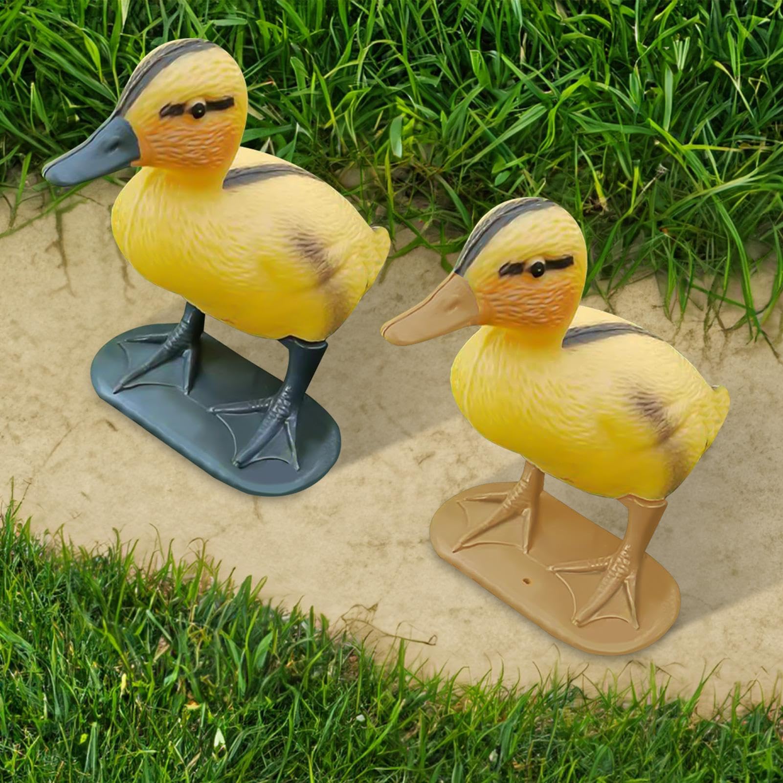 Decorazione Anatre Per Laghetto - Germano Reale In Resina, 21.5 Cm, Galleggiante - Foto 4