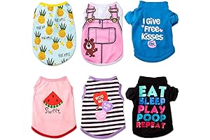 SATINIOR Medium Dog Shirts for Female