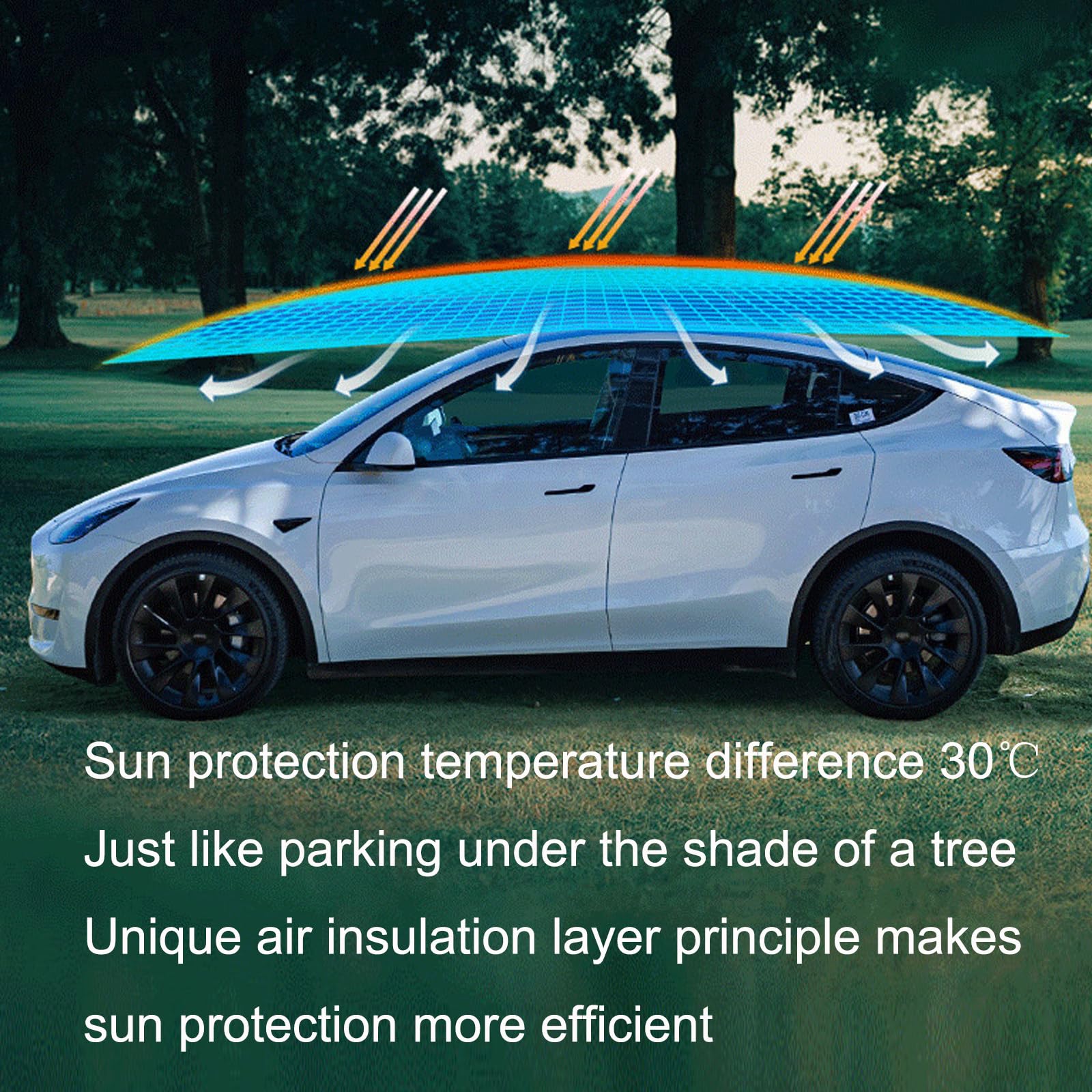 Tienda De CampañA Para Techo De Coche | Tienda De CampañA Plegable Para Coche | Cochera MóVil De La Tienda Del Coche De Los 380x270cm 5000mah | Con La Barra Del Equipaje/Control Remoto,Blue