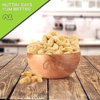 Vista 8 de Nut Cravings - Anacardos tostados ligeramente salados - Jumbo, enteros (48 onzas - 3 libras) empacados frescos en bolsa resellable - Snack de nueces