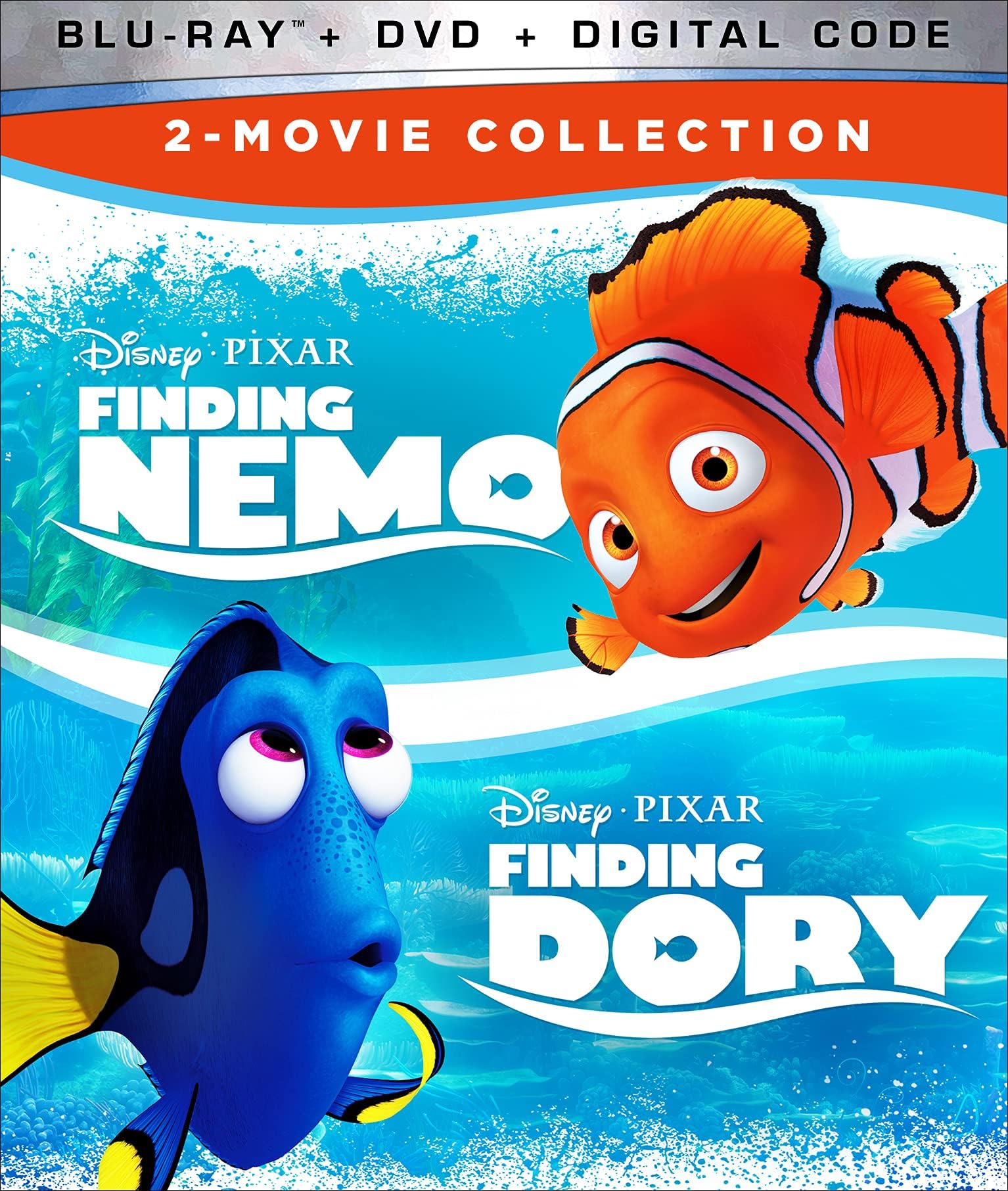 FINDING NEMO/FINDING DORY 2-MOVIE COLLECTION [Region Free] [Blu-ray]