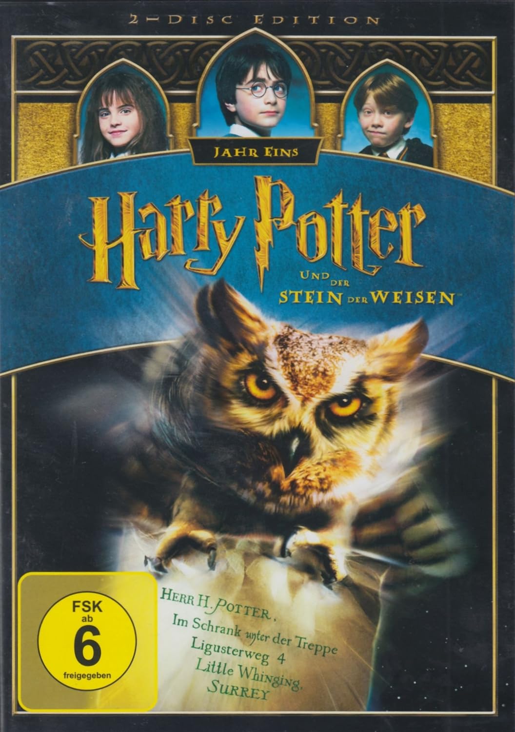 Harry Potter Und Der Stein Der Weisen Oliver Wood DVD * Harry Potter und der Stein der Weisen (2 Discs) [Import allemand