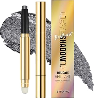 Maquillaje en barra de sombra de ojos neutra,...