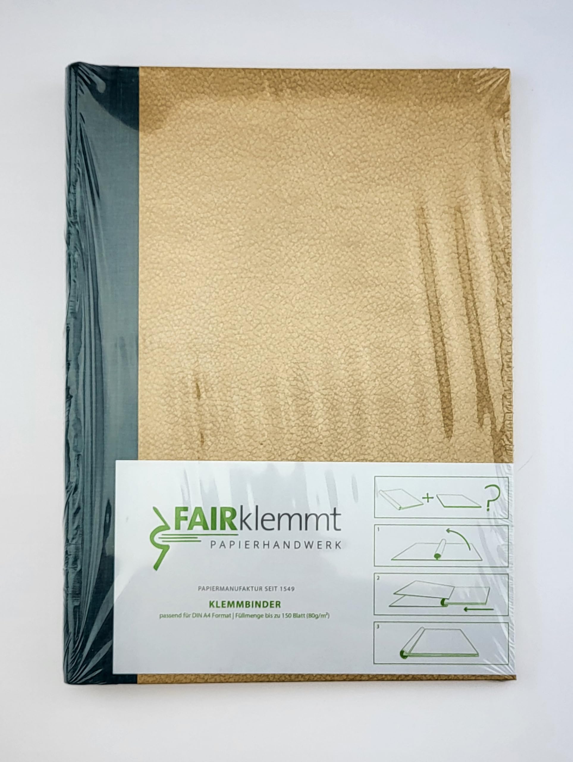 Klemmbinder Fancy Shanga Petrol, A4