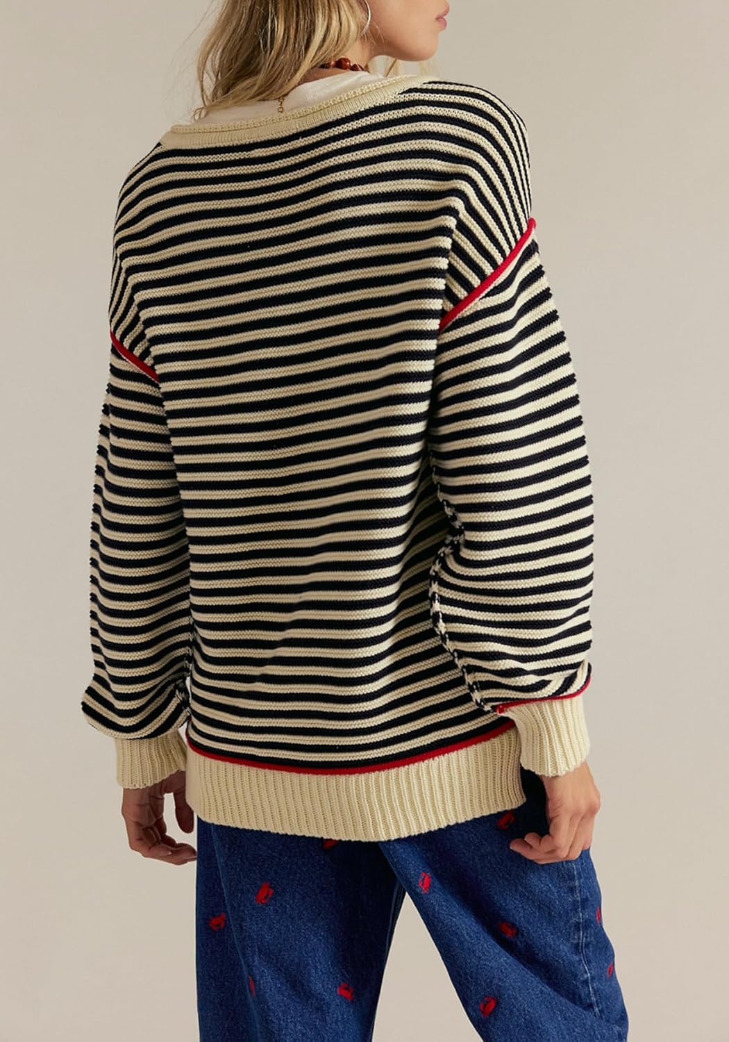 Block Cozy Chic: Women’s Striped Color Block Pullover Sweater Choose SHINFY, Enjoy Your Fashion. Both Quality and Service are the heart of SHINFY, providing satisfied purchasing experience is always our mission. SHINFY 2025 Fall Sweaters for Women Y2K Trendy Striped Long Sleeve Color Block Pullover Sweater Before Sale: If.. Cozy Chic: Women’s Striped Color Block Pullover Sweater
