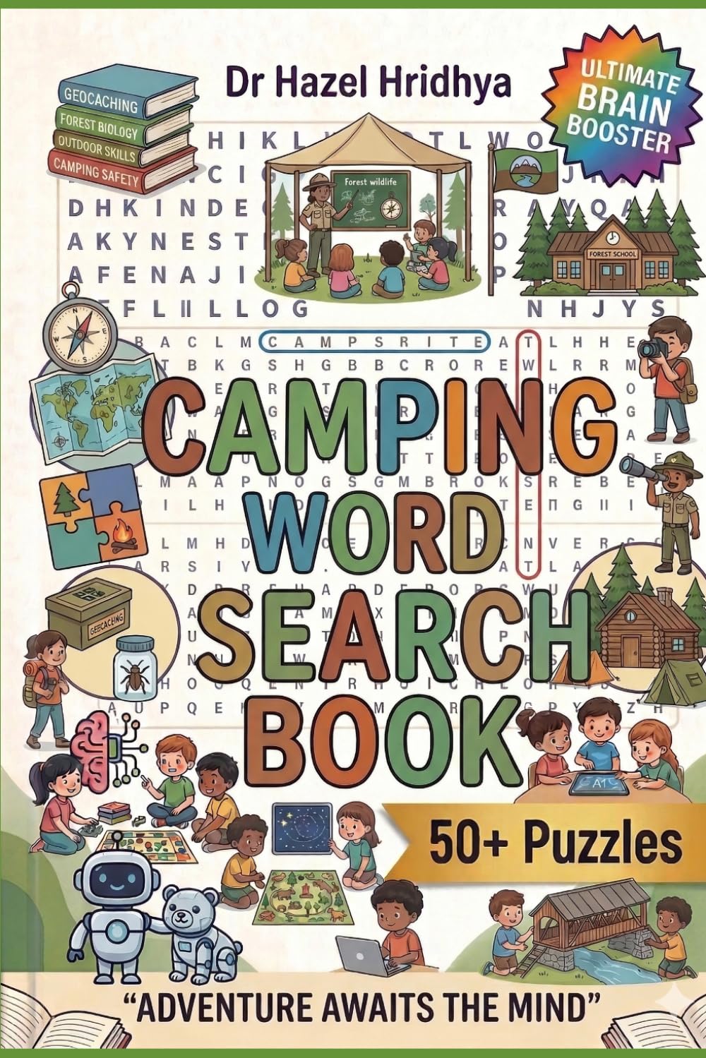 Camping Word Puzzle Search Book: Outdoor Adventure | For Hike, Camp and Explorers | Fun Puzzles | Nature-Themed | Travel & Leisure | Attractive ... I Motor Skills improvement (Word Search)