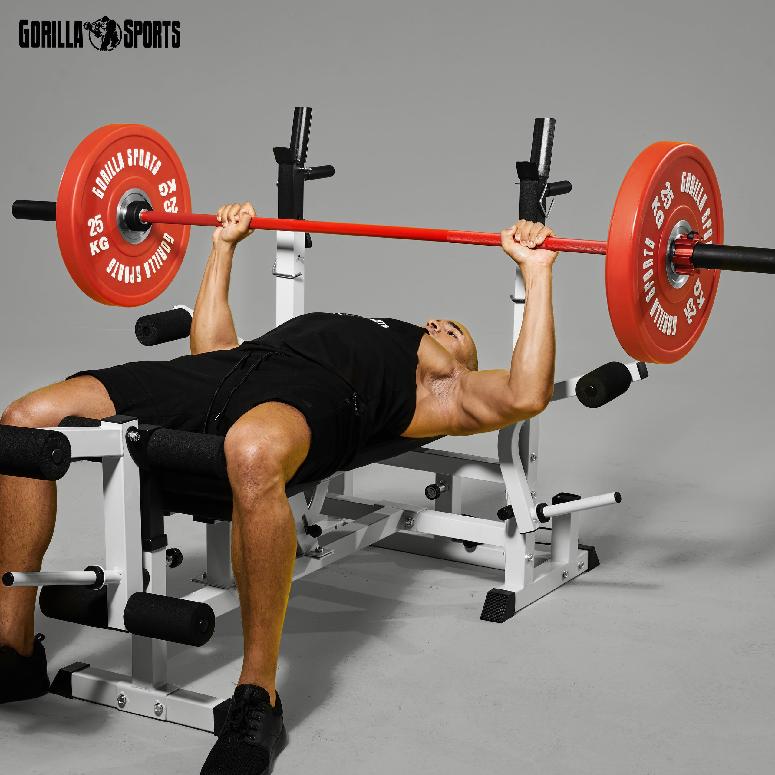 Dischi Pesi In Ghisa Rivestiti Gomma - Da 1,25kg A 25kg - Per Bilancieri E Manubri