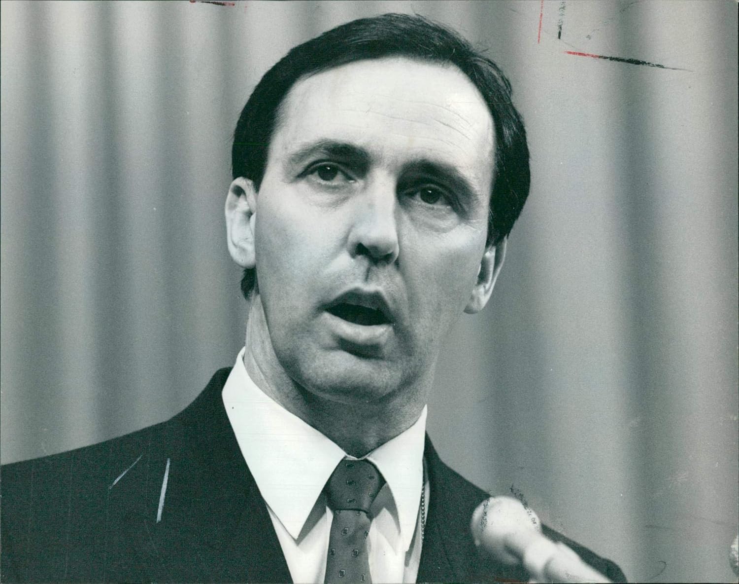 Vintage photo of Paul Keating.