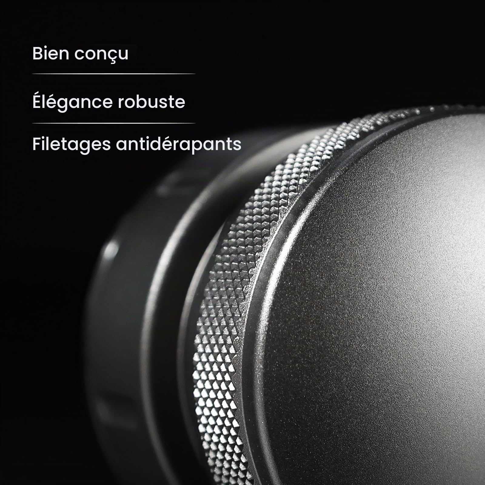 Niveau à expresso 54 mm, distributeur de café par gravité pour porte-filtre à café de 54 mm, distributeur de café pour Sage Barista, base en acier inoxydable 304, base à 4 lames, gris argenté