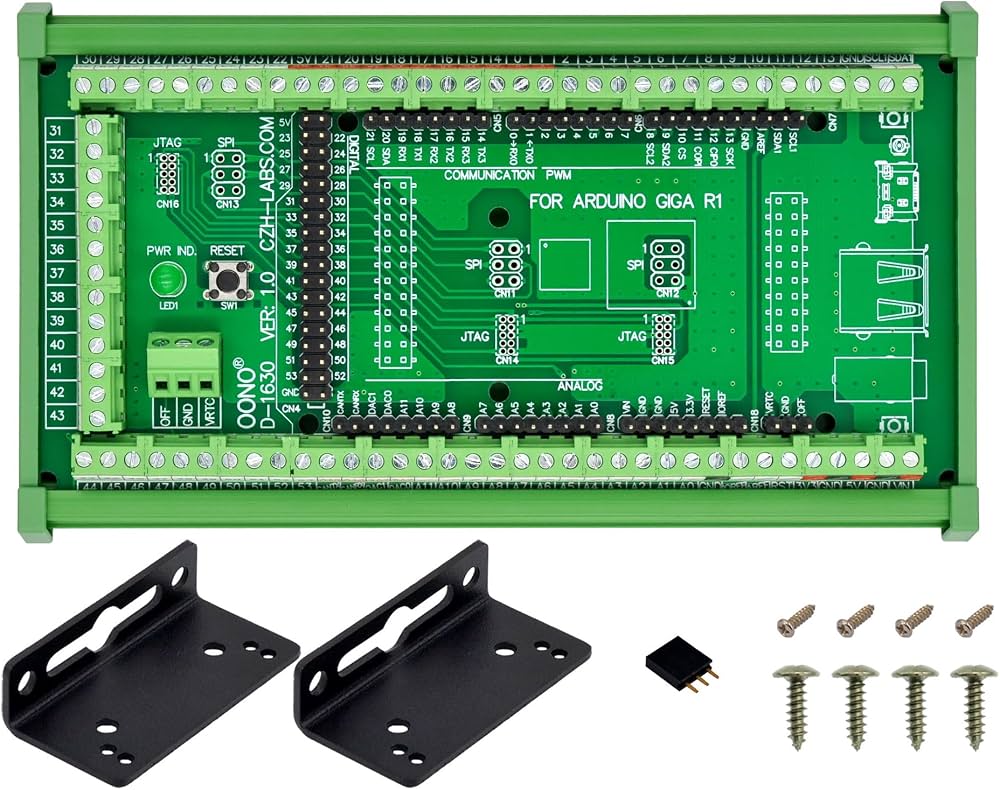 Amazon.com: Terminal Block Adapter Module for Arduino GIGA R1 WiFi