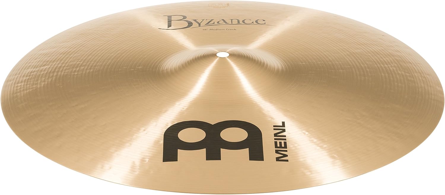 Byzance 18" Traditional Medium Crash — MADE IN TURKEY — Hand Hammered B20 Bronze, 2-YEAR WARRANTY