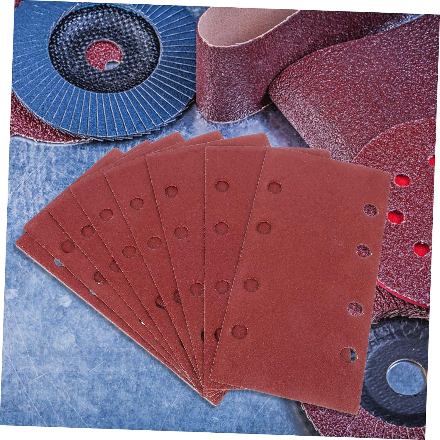 100pcs Sandpaper Grinding Machine Sandpaper Assortment Automotive Replacement Industrial Grit Wet Dry
