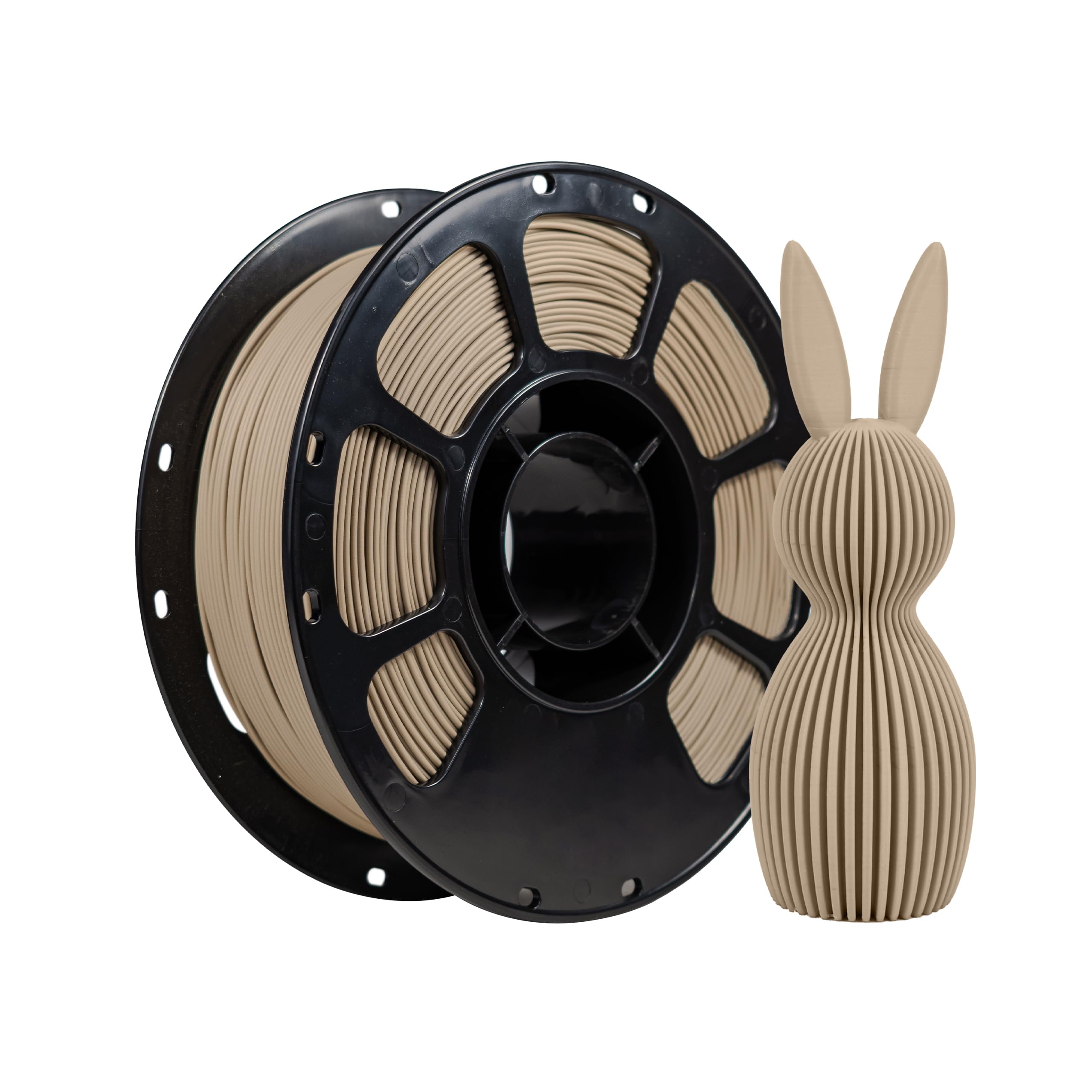 iBOSS Matte PLA Plus Filament Wood Color 1KG, 1.75mm 3D Printer Filament Dimensional Accuracy +/- 0.02mm, 1kg Carboard Spool (2.2lbs) for Most FDM 3D Printers