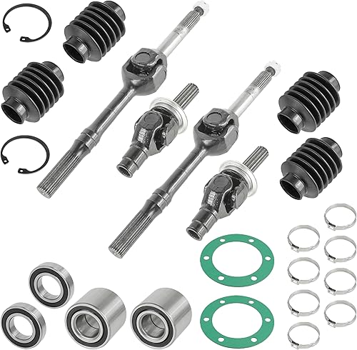 Miniatura 6 de Caltric Kit de eje de transmisión del eje trasero compatible con Kawasaki Mule 3010 KAF950 Diesel 4x4 2004 2005 2006 2007 2008 izquierda derecha
