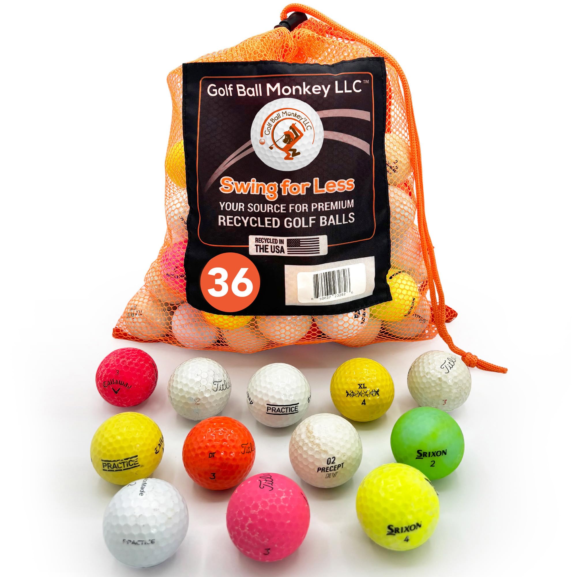 Golf Ball Monkey Hit Away Used Golf Balls Bulk