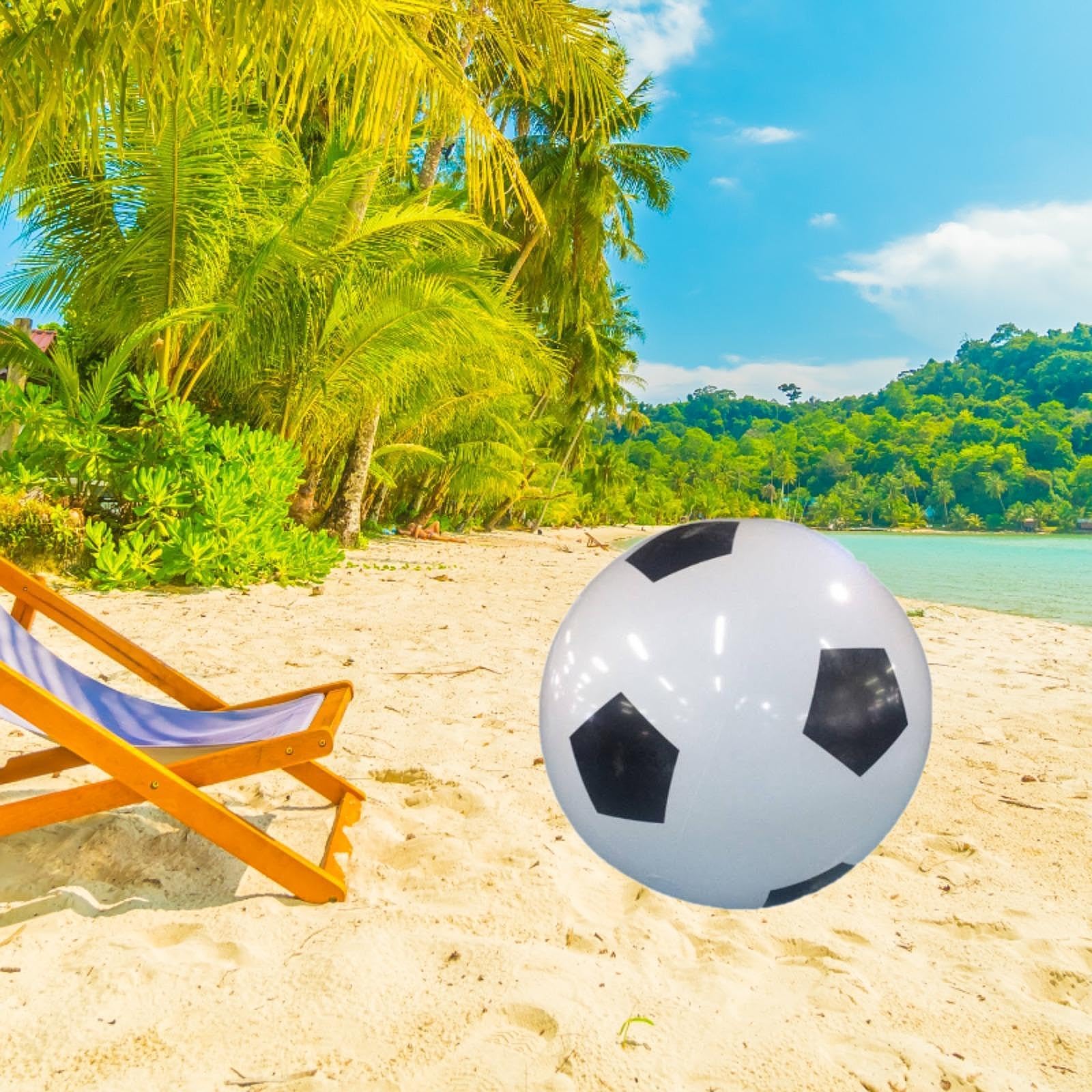 Pallone da Spiaggia, Giocattolo per Piscina, Giochi in Piscina, Accessori, novità, Palloncini d'Acqua, Pallone da Calcio Giocattolo per Regalo per