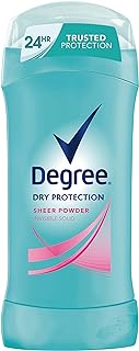 DEGREE Sheer Powder Antiperspirant Deodorant Stick, Blue, 2.6 Oz