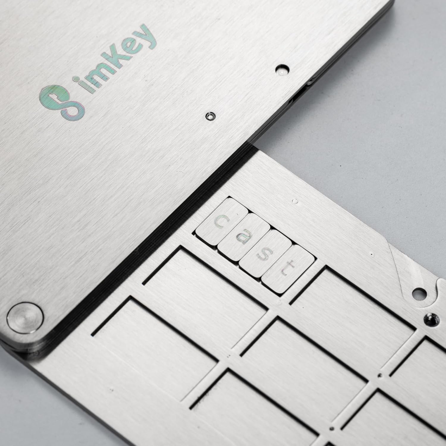 imKey HeirBOX P1 + S1 Bundle Crypto Seed Phrase Storage Box Metal Backup Plate 12/24 Word Private Keys Password Kepper